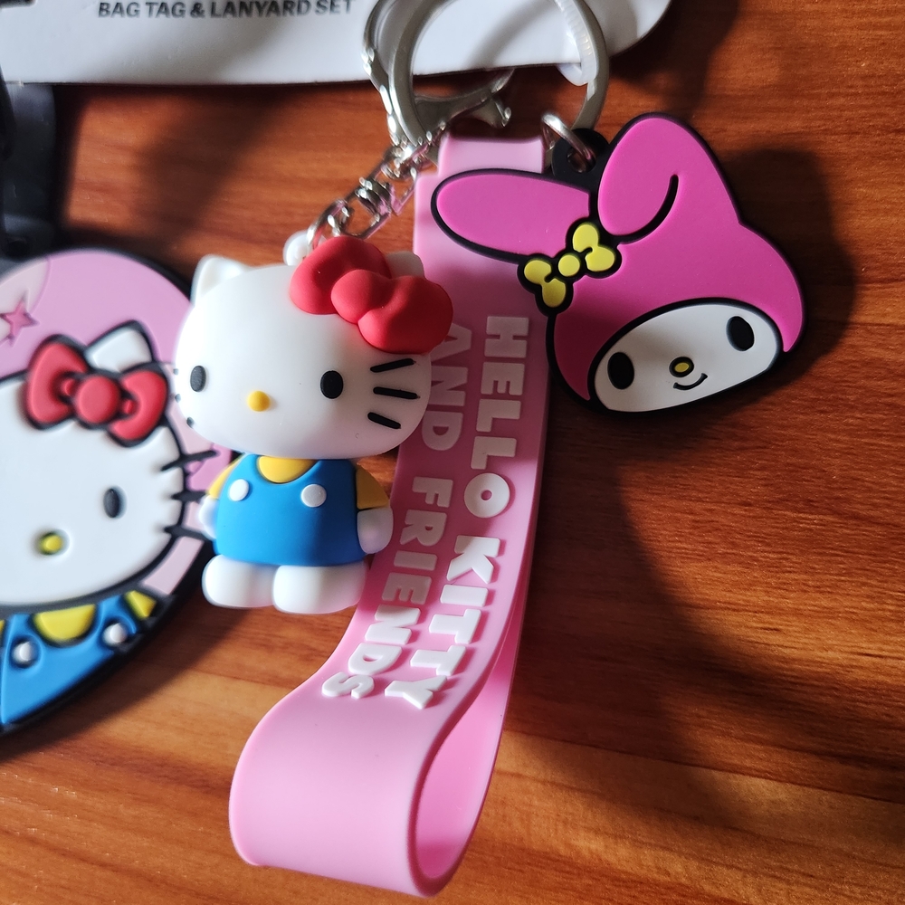 Hello Kitty and Friends - My Melody Bag Tag & Lanyard Set - Picture 3 of 6